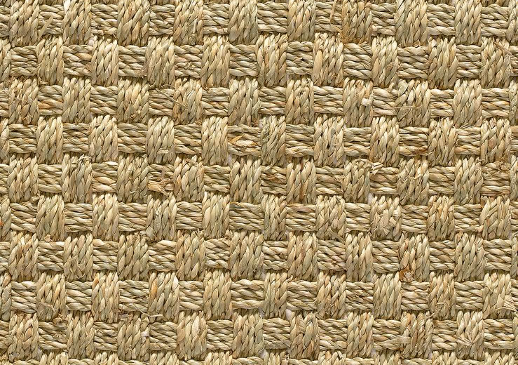 Senegal seagrass carpet by Stanton, in Natural
