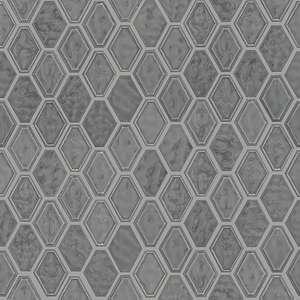 Geoscapes Diamond glass tile from Shaw, in Dark Grey