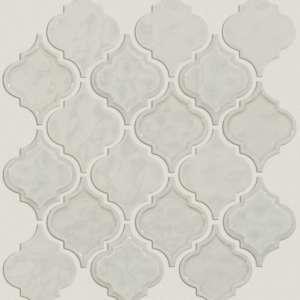 Geoscapes Lantern glass tile from Shaw, in Bone