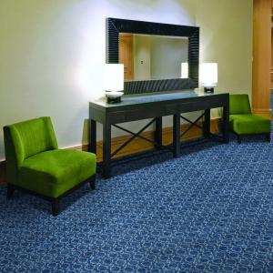 Room scene with Theatre nylon carpet from Stanton, in Marine