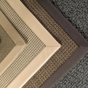 Close up of an array of custom area rugs