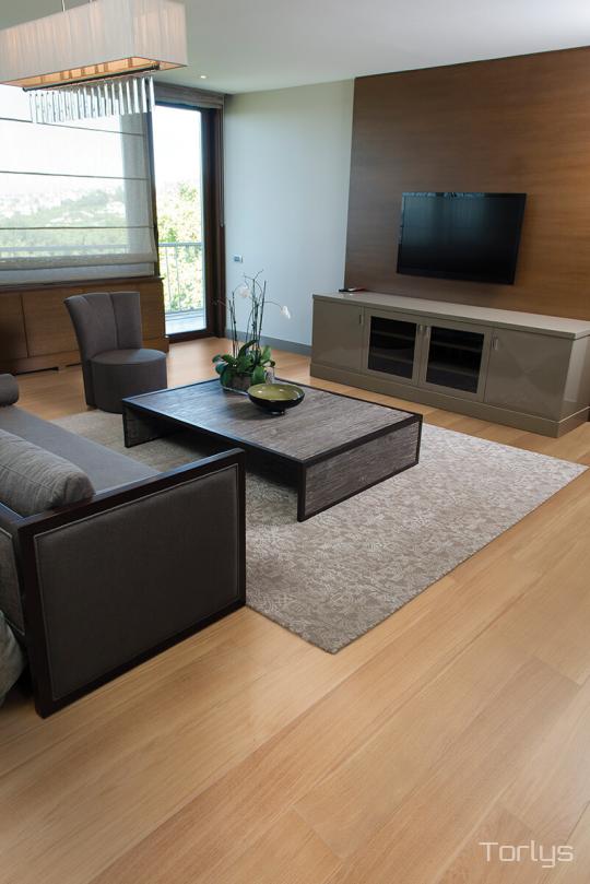 Room scene with Torlys Everest Designer engineered hardwood flooring