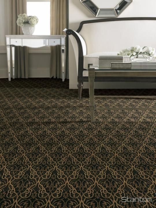 Room scene with Amherst carpet in Stout