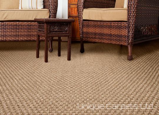Room scene with Tortuga sisal carpet
