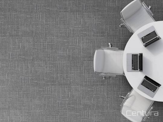 Office scene with Venice II carpet tiles by Centura, in Bellini