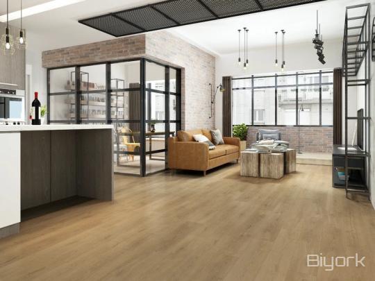 Room scene with The Hydrogen 5 flooring from Biyork