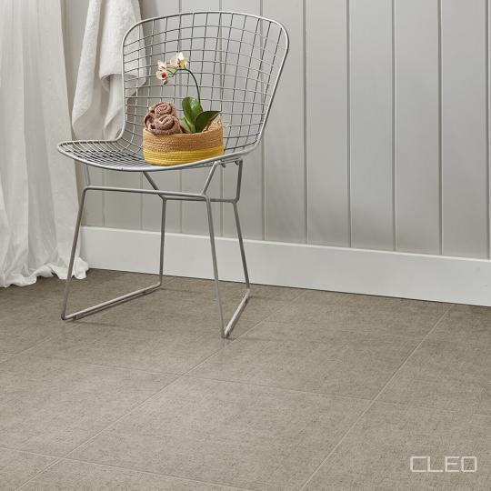 Room scene with CLEO limestone composite flooring in Whitman