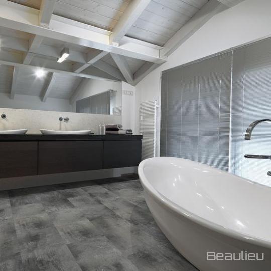 Room scene with Skyline luxury vinyl tiles in Dubai