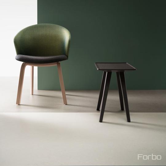 Floor design with Marmoleum Concrete in Satellite & Orbit