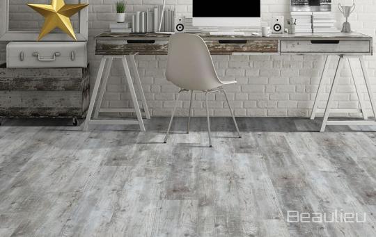 Room scene with Nautika luxury vinyl flooring in Bounty